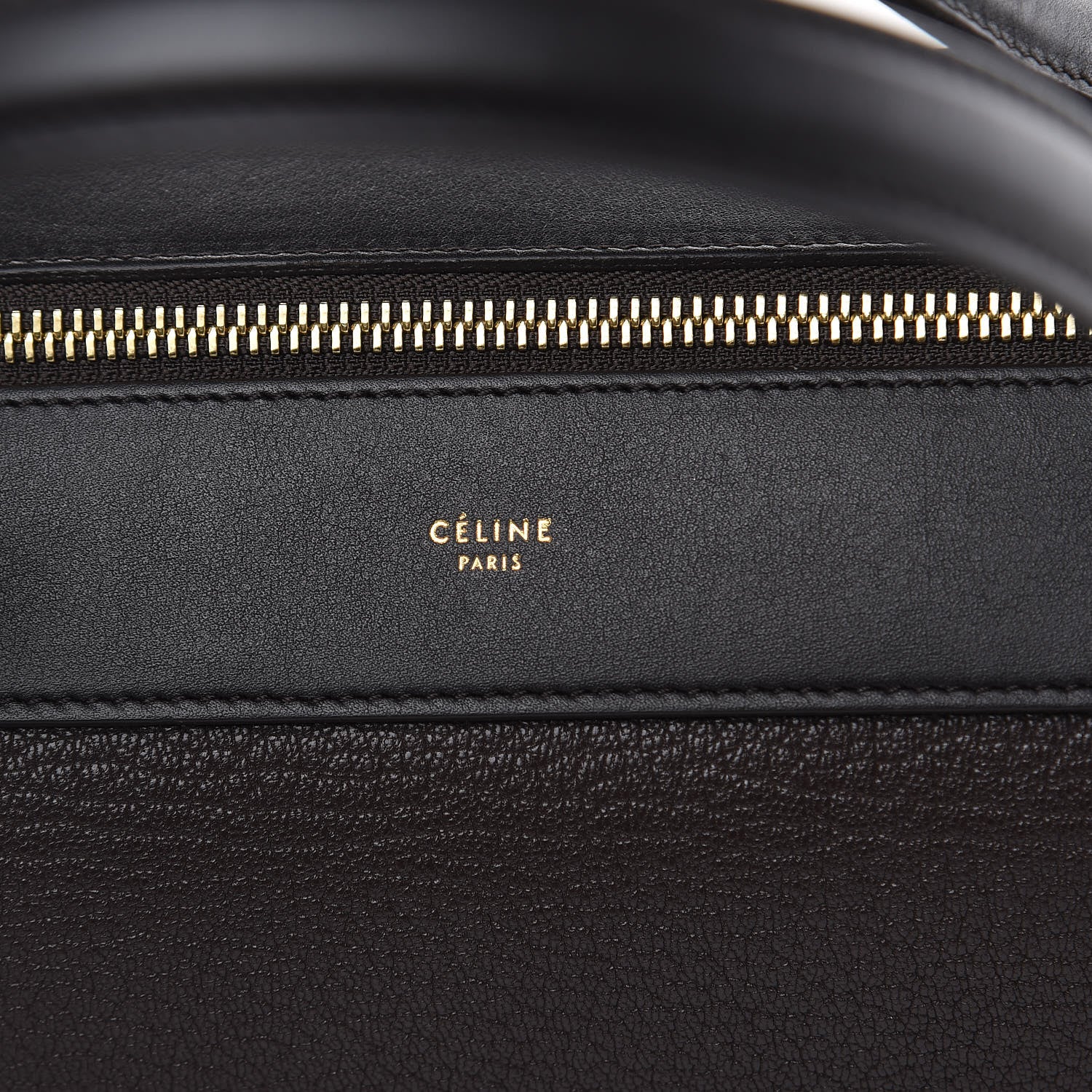 Celine Goatskin Smooth Calfskin Small Ring Bag Dark Taupe 7 of 12