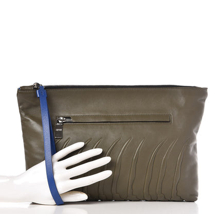 Alexander McQueen Leather Rib Cage Clutch 2 of 7