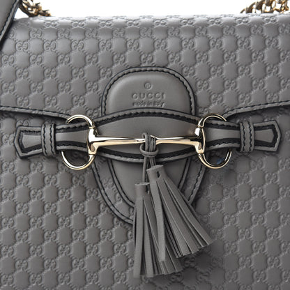 Gucci Soft Microguccissima Medium Emily Chain Shoulder Bag Loess 10 of 10