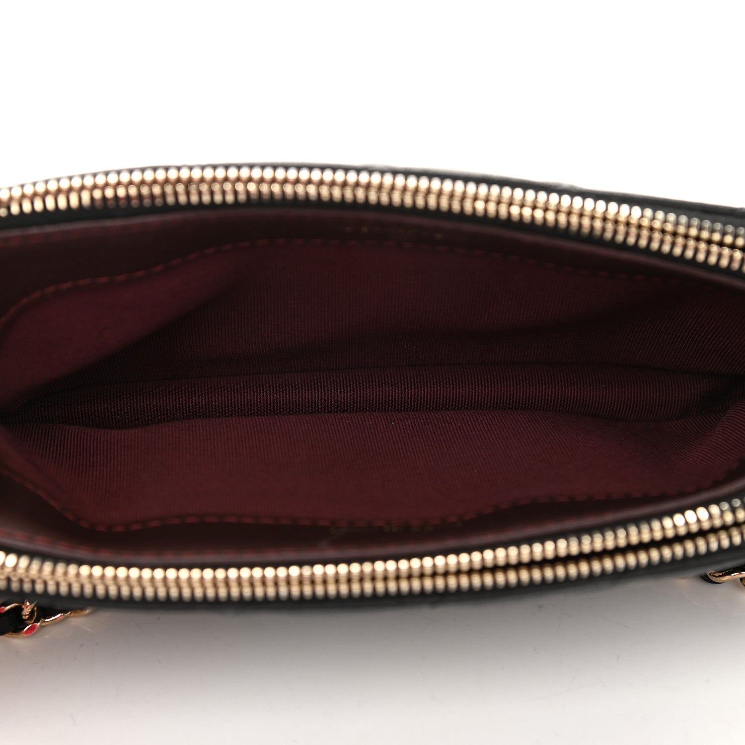 Chanel Lambskin Quilted Small Clutch With Chain Black 5 of 10