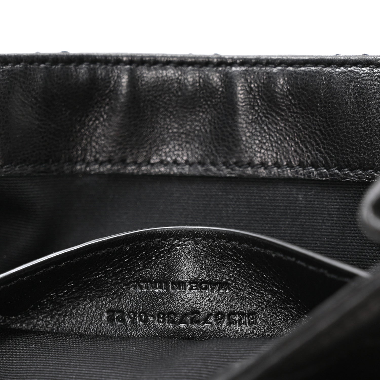 Saint Laurent Lambskin Quilted Monogram Mini Nolita Black 7 of 11