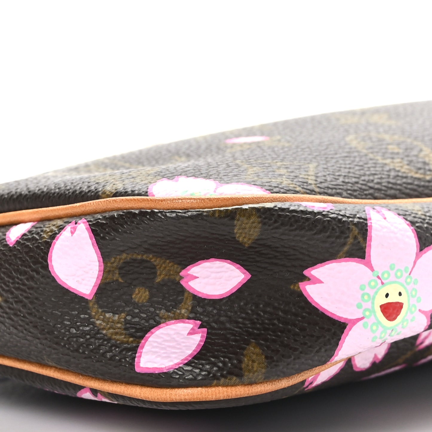 Monogram Cherry Blossom Pochette Accessories Brown