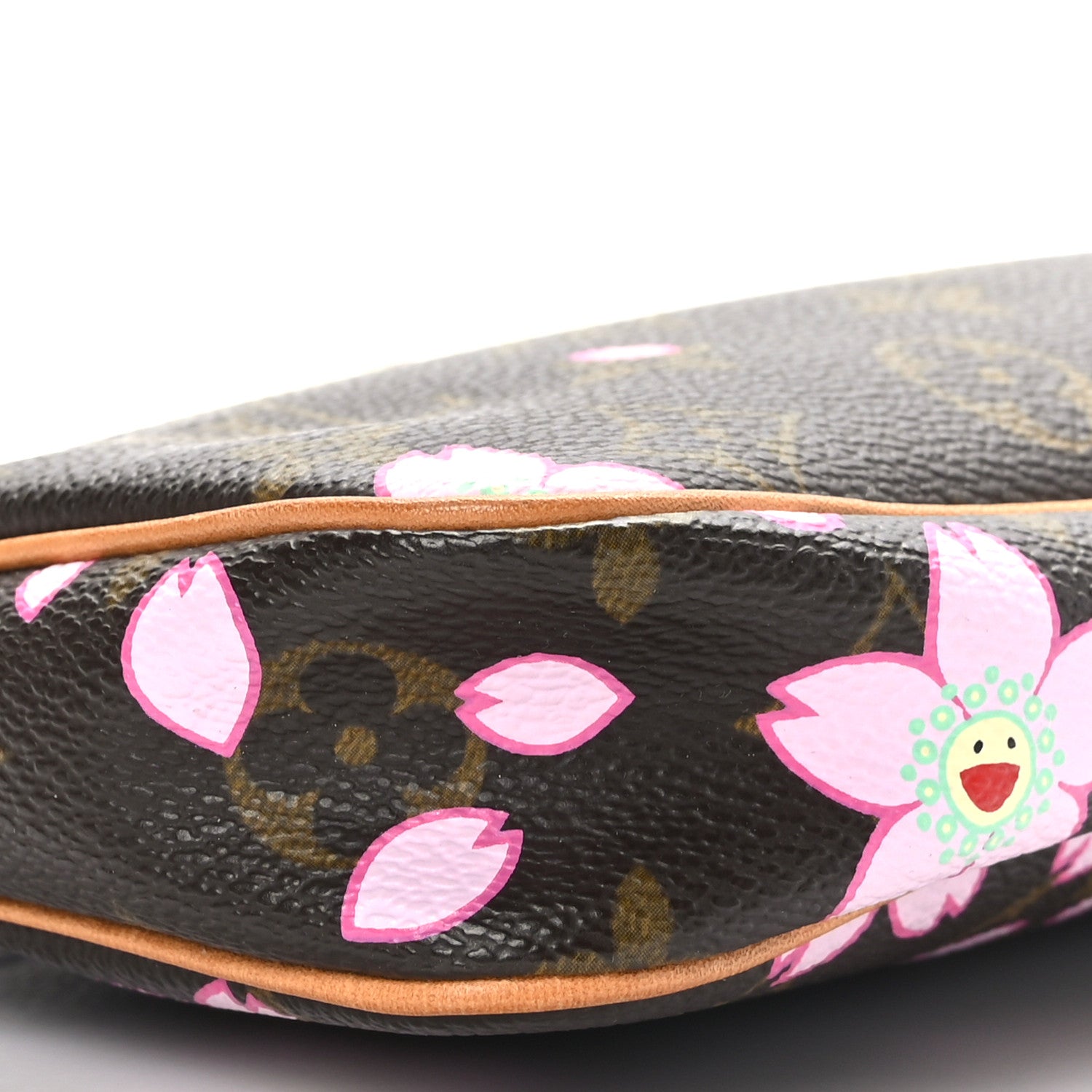 Louis Vuitton Monogram Cherry Blossom Pochette Accessories Brown 8 of 9