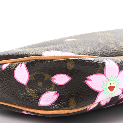 Louis Vuitton Monogram Cherry Blossom Pochette Accessories Brown 8 of 9