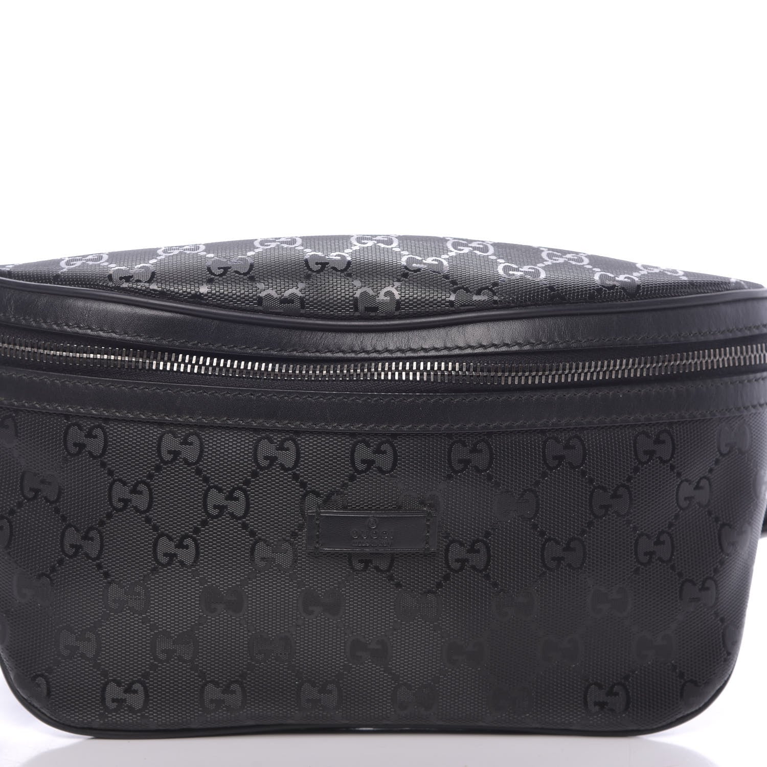 Gucci Imprime Monogram Belt Bag Black 10 of 10