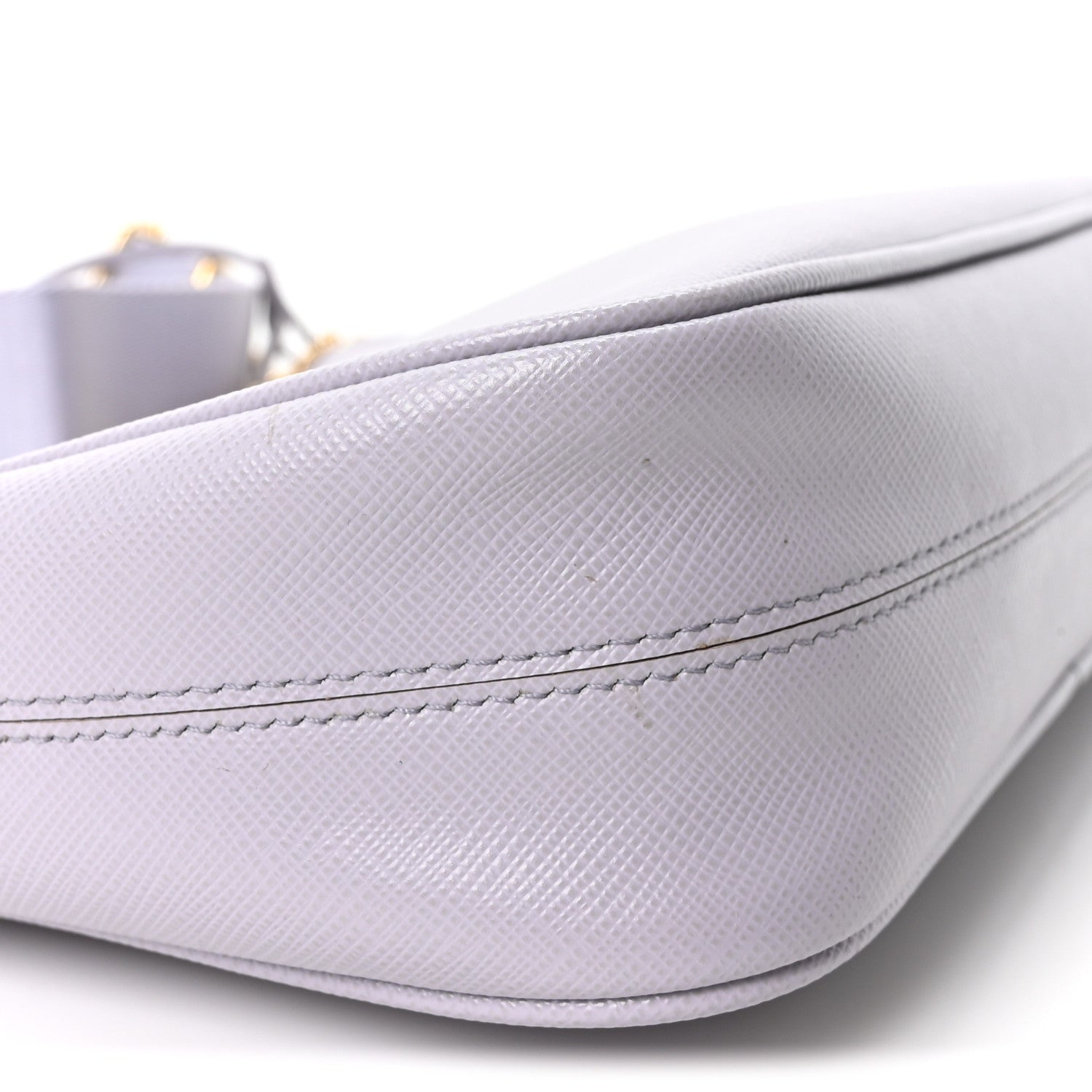 Prada Saffiano Lux Re-Edition 2005 Shoulder Bag  Glicine 9 of 10