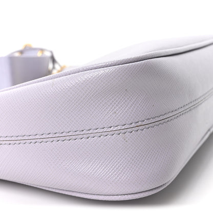 Prada Saffiano Lux Re-Edition 2005 Shoulder Bag  Glicine 9 of 10