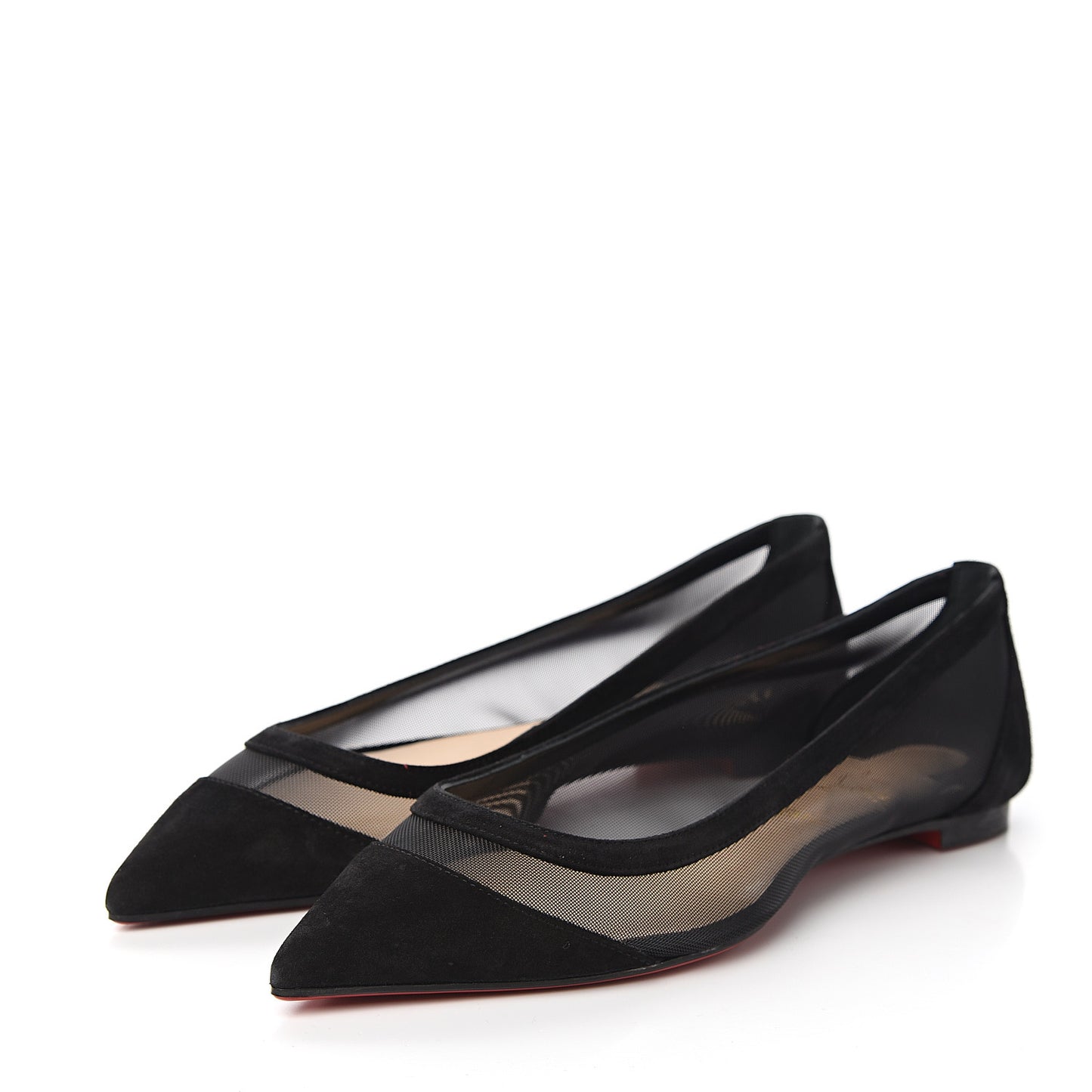 Veau Velours Rete Galativi Flats 36 Black
