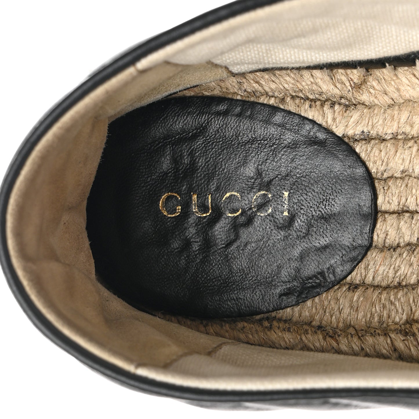 Nappa Matelasse GG Marmont Espadrilles 39.5 Black