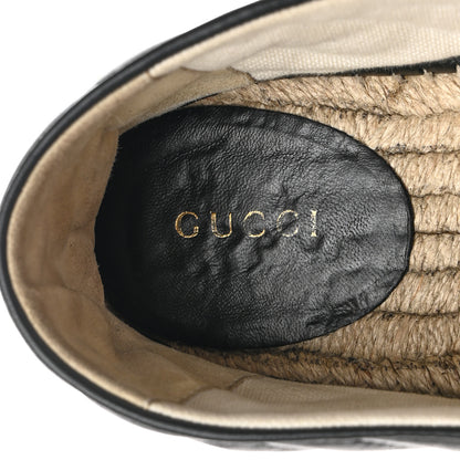 Gucci Nappa Matelasse GG Marmont Espadrilles 39.5 Black 8 of 14