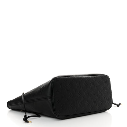 Louis Vuitton Empreinte Monogram Giant Neverfull MM Black 5 of 10