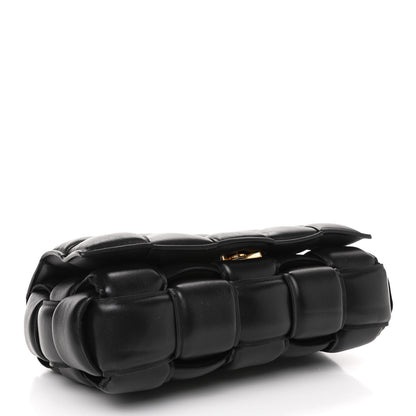 Bottega Veneta Lambskin Maxi Intreccio Padded Chain Cassette Crossbody Bag Black 3 of 4