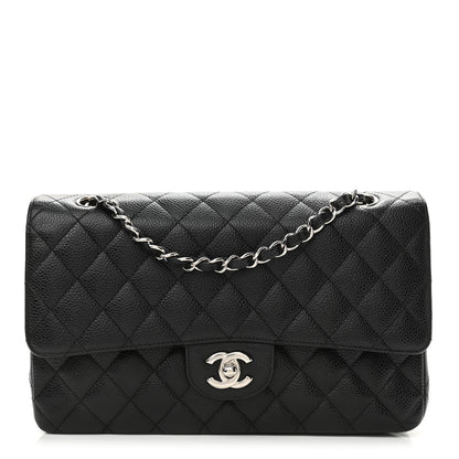 Chanel Caviar Quilted Medium Double Flap Black 1 of 11