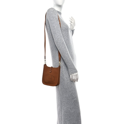 Hermes Taurillon Clemence Evelyne TPM Gold 2 of 9
