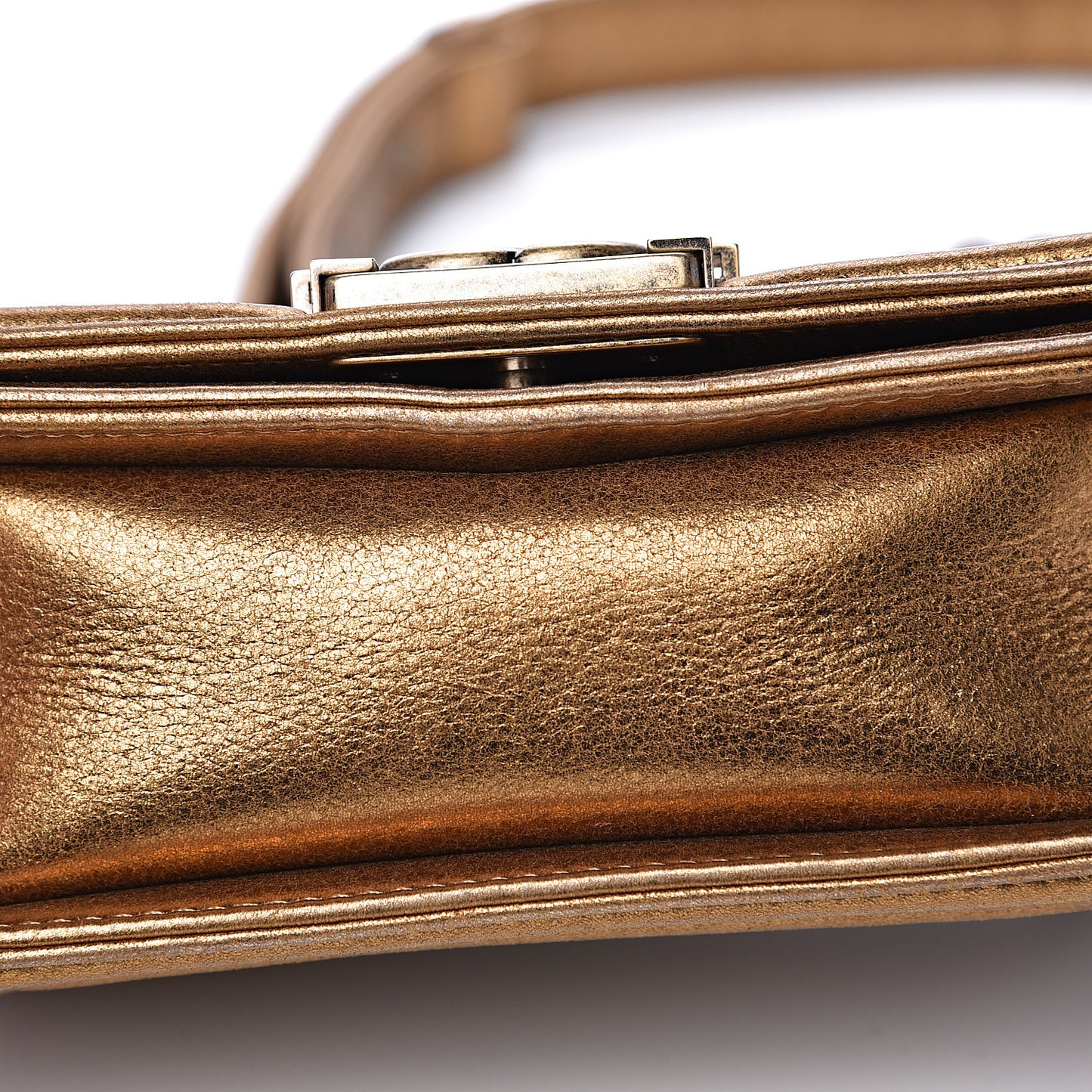 Galuchat Stingray Mini Boy Flap Gold
