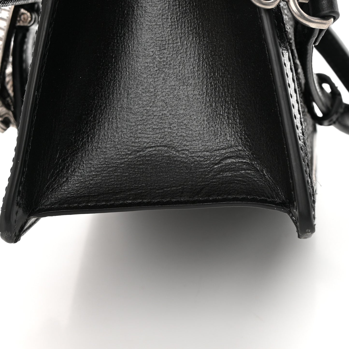 Satin Crystal GG Monogram Mini Dionysus Top Handle Bag Black