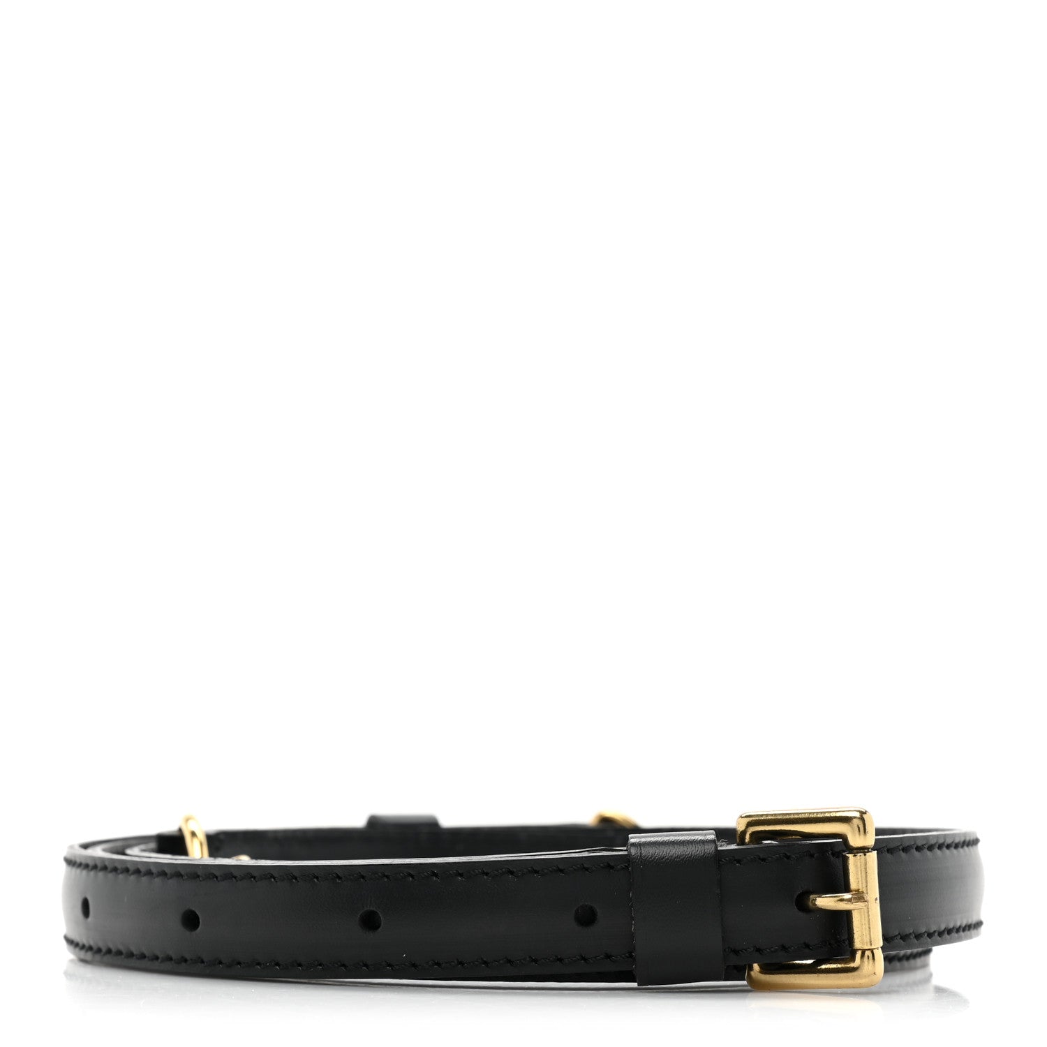 Louis Vuitton Calfskin Adjustable Keepall Bandouliere Shoulder Strap Black 2 of 3