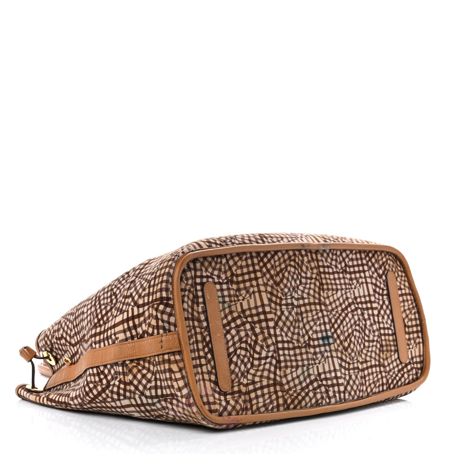 MCM Visetos Large Liz Reversible Shopper Tote Cognac 18 of 26