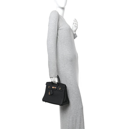 Hermes Togo Birkin 25 Black 2 of 12