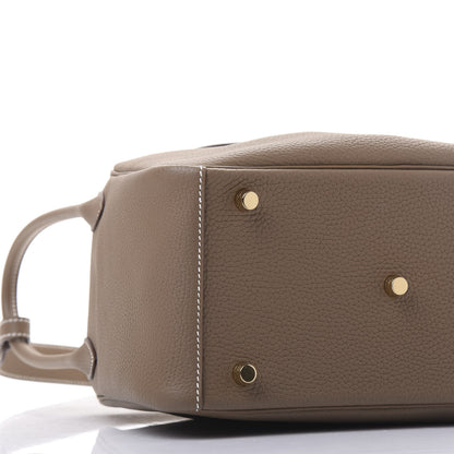 Hermes Taurillon Clemence Lindy 26 Etoupe 5 of 9
