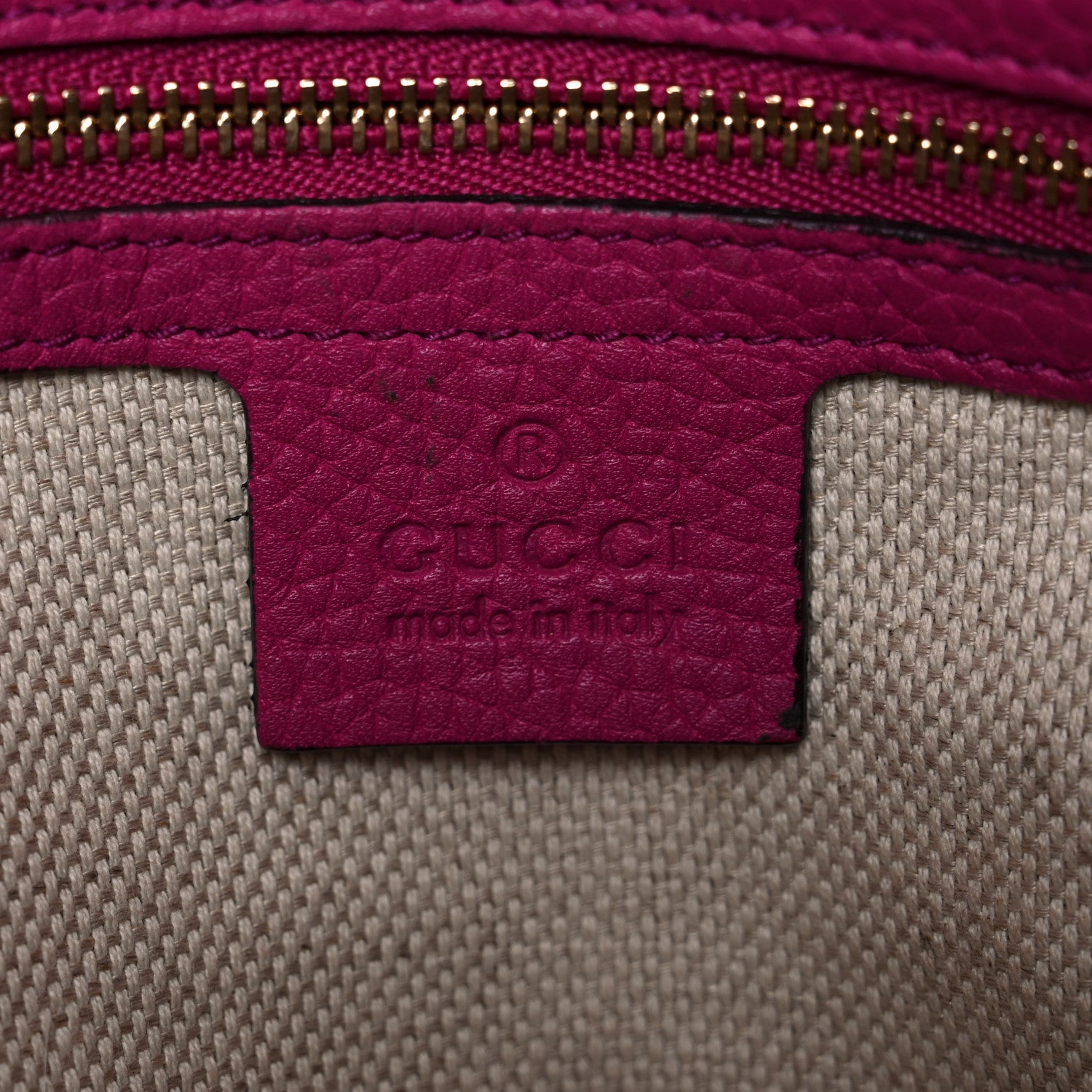 Gucci Cellarius Calfskin Medium Soho Chain Shoulder Bag Bright Bouganville 6 of 16