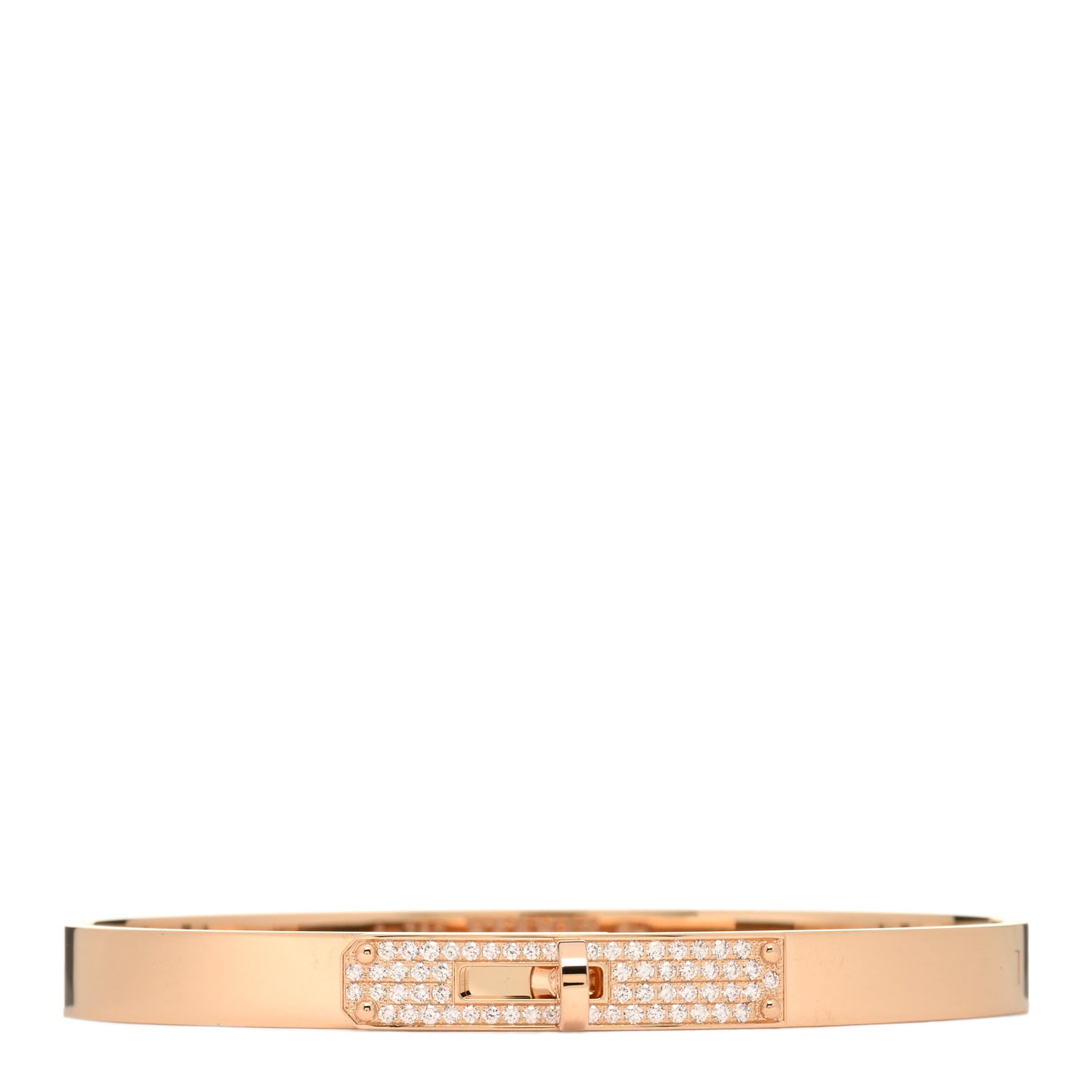 18K Rose Gold Diamond PM Kelly Pave Bracelet SH