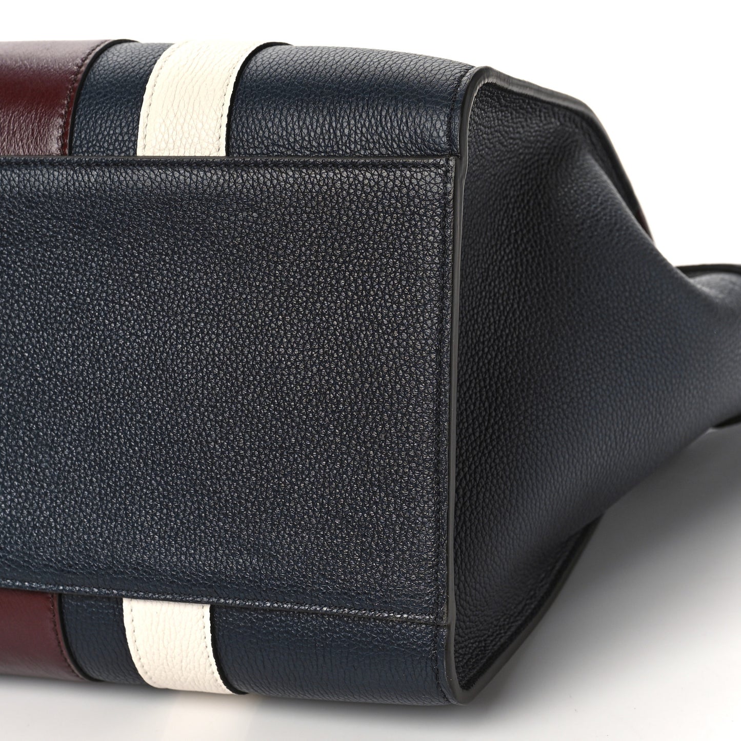 Classic Grain College Stripe Zipped Bayswater Midnight White