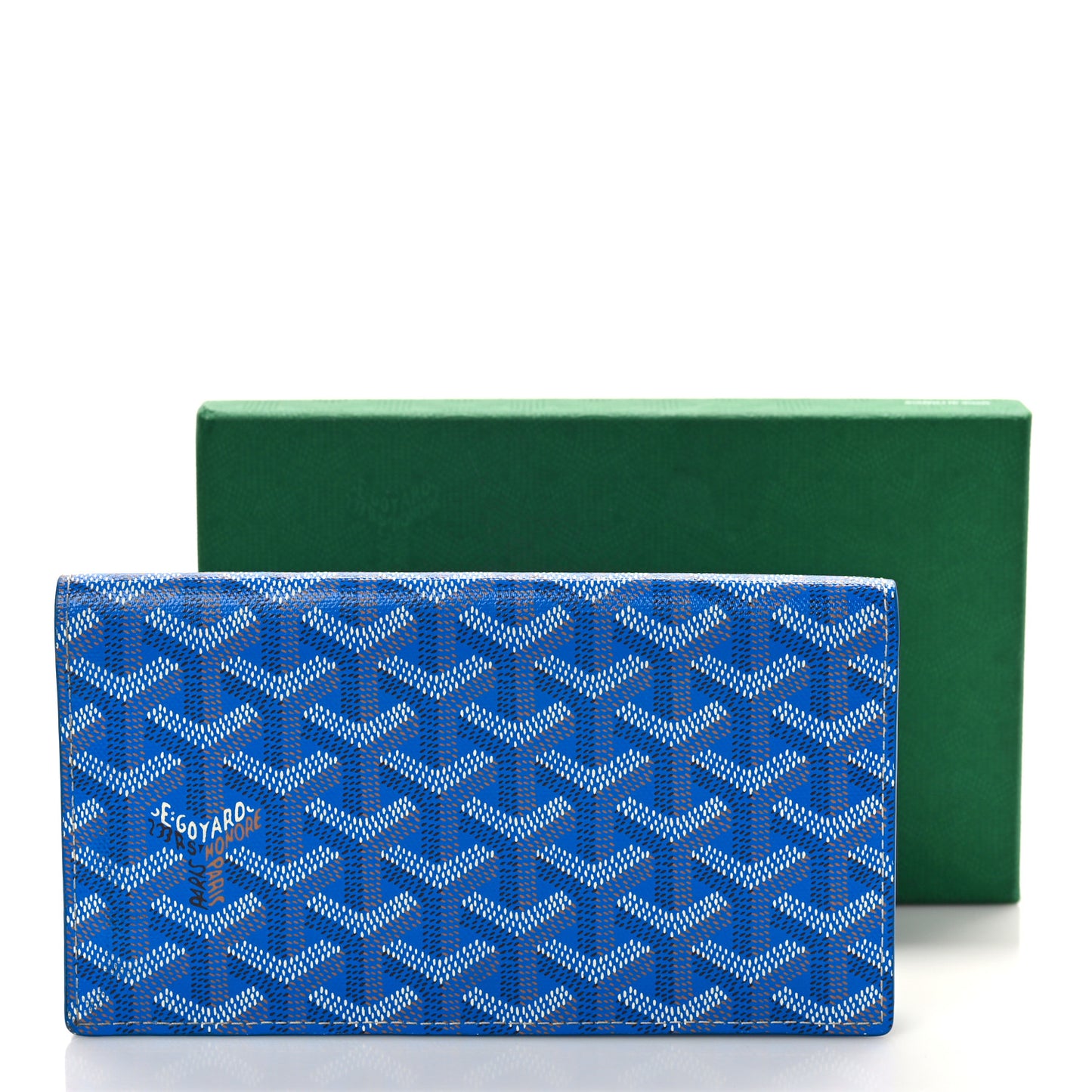 Goyardine Richelieu Wallet Sky Blue