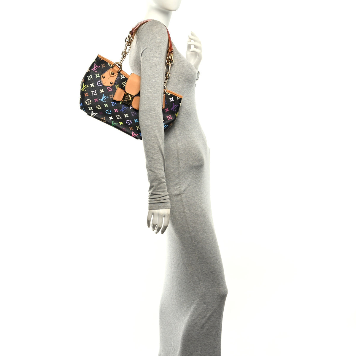 Monogram Multicolor Annie MM Black