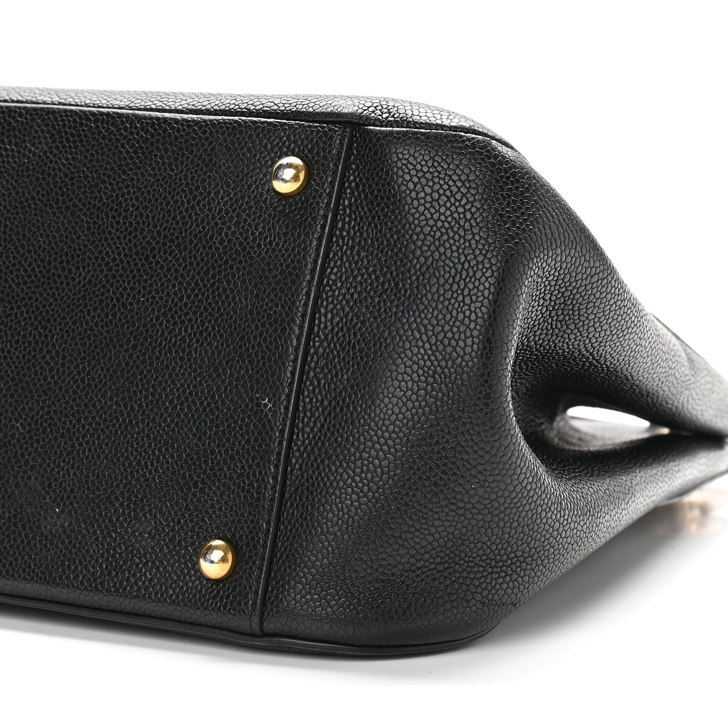 Caviar Large Shopping Tote Black