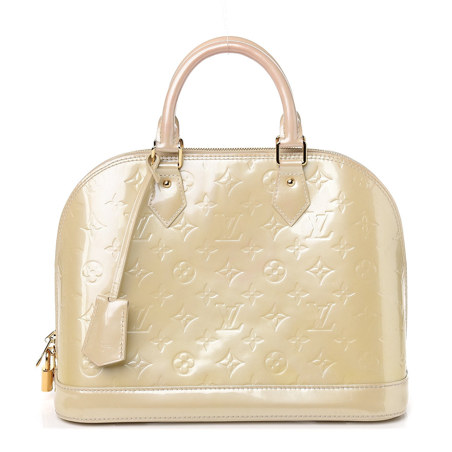 Louis Vuitton Vernis Alma PM Blanc Corail 1 of 9
