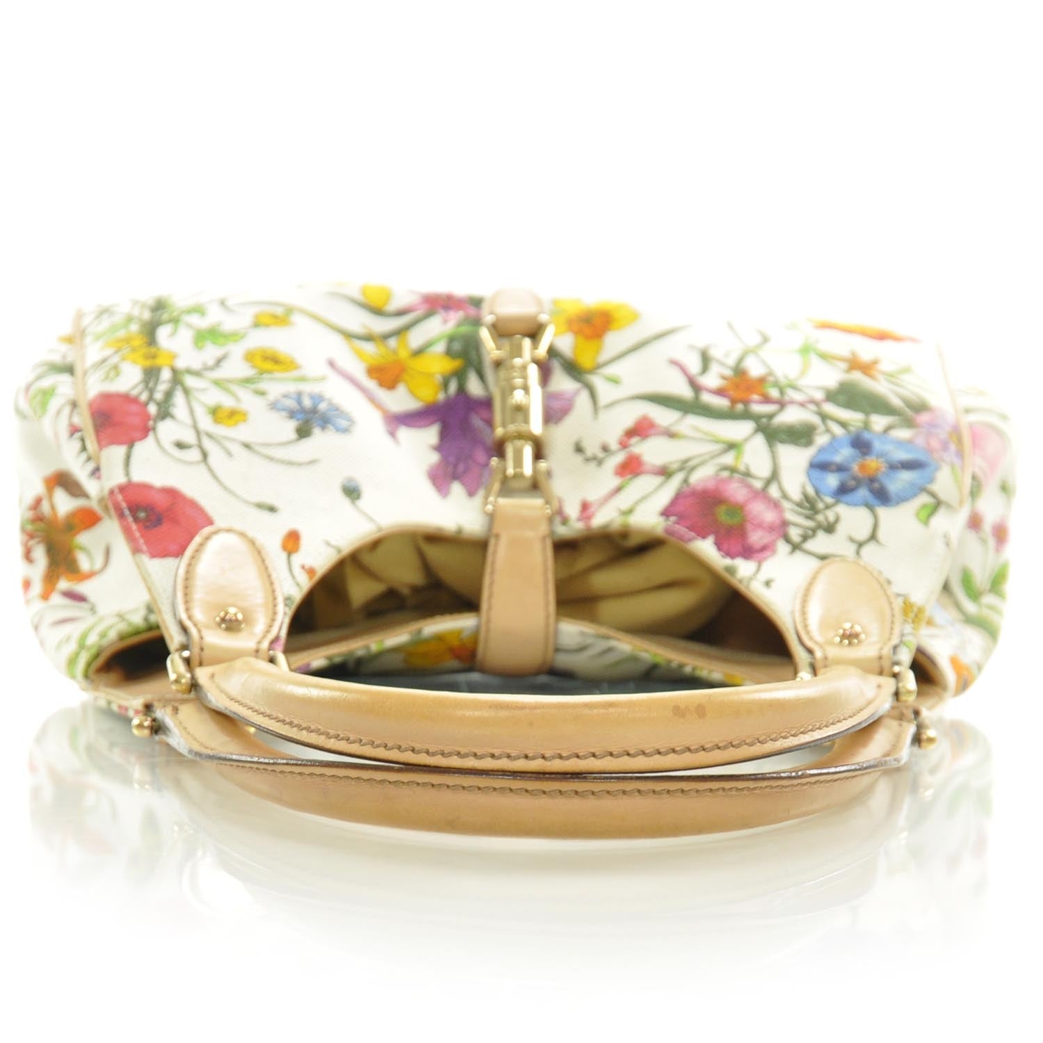 Gucci Canvas Flora Floral Bardot 6 of 9
