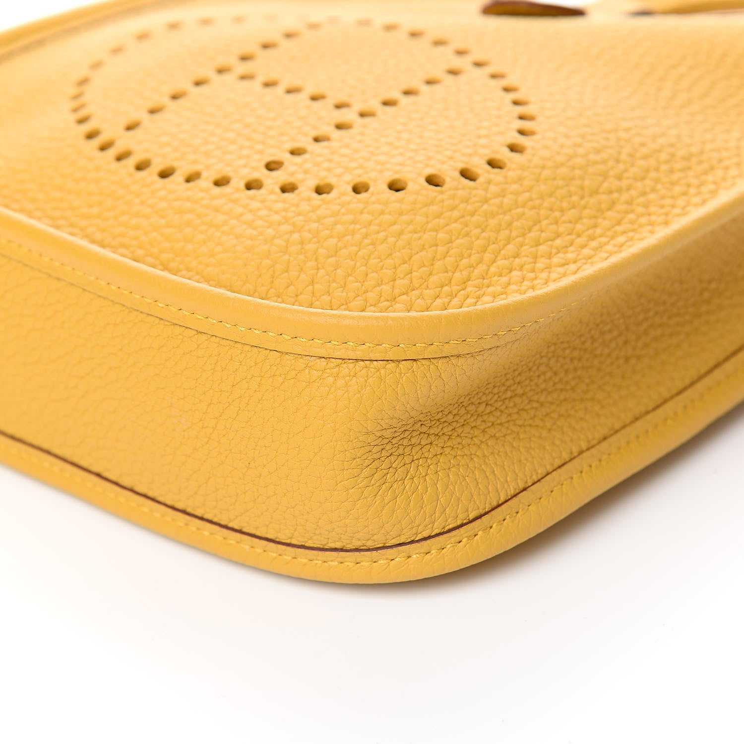 Hermes Taurillon Clemence Evelyne TPM Jaune Ambre 9 of 10
