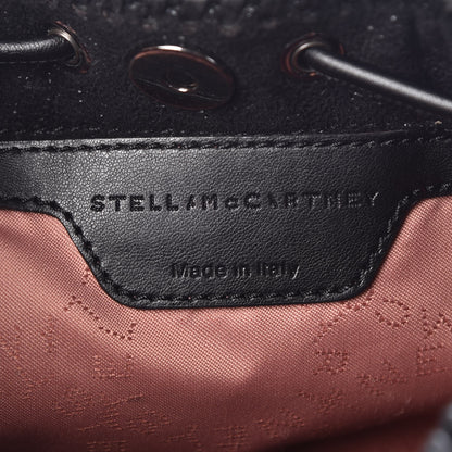 Stella McCartney Shaggy Deer Fringe Falabella Bucket Bag Black 6 of 7