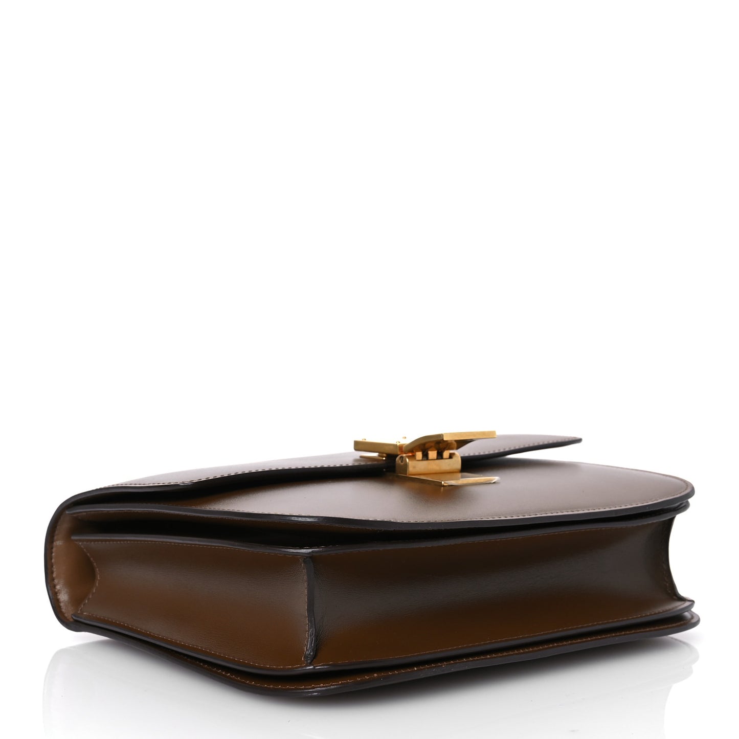 Box Calfskin Medium Classic Box Flap Bag Camel