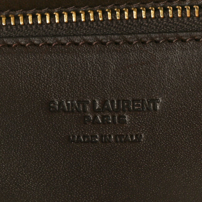 Saint Laurent Raffia Calfskin Medium Panier Tote 6 of 12