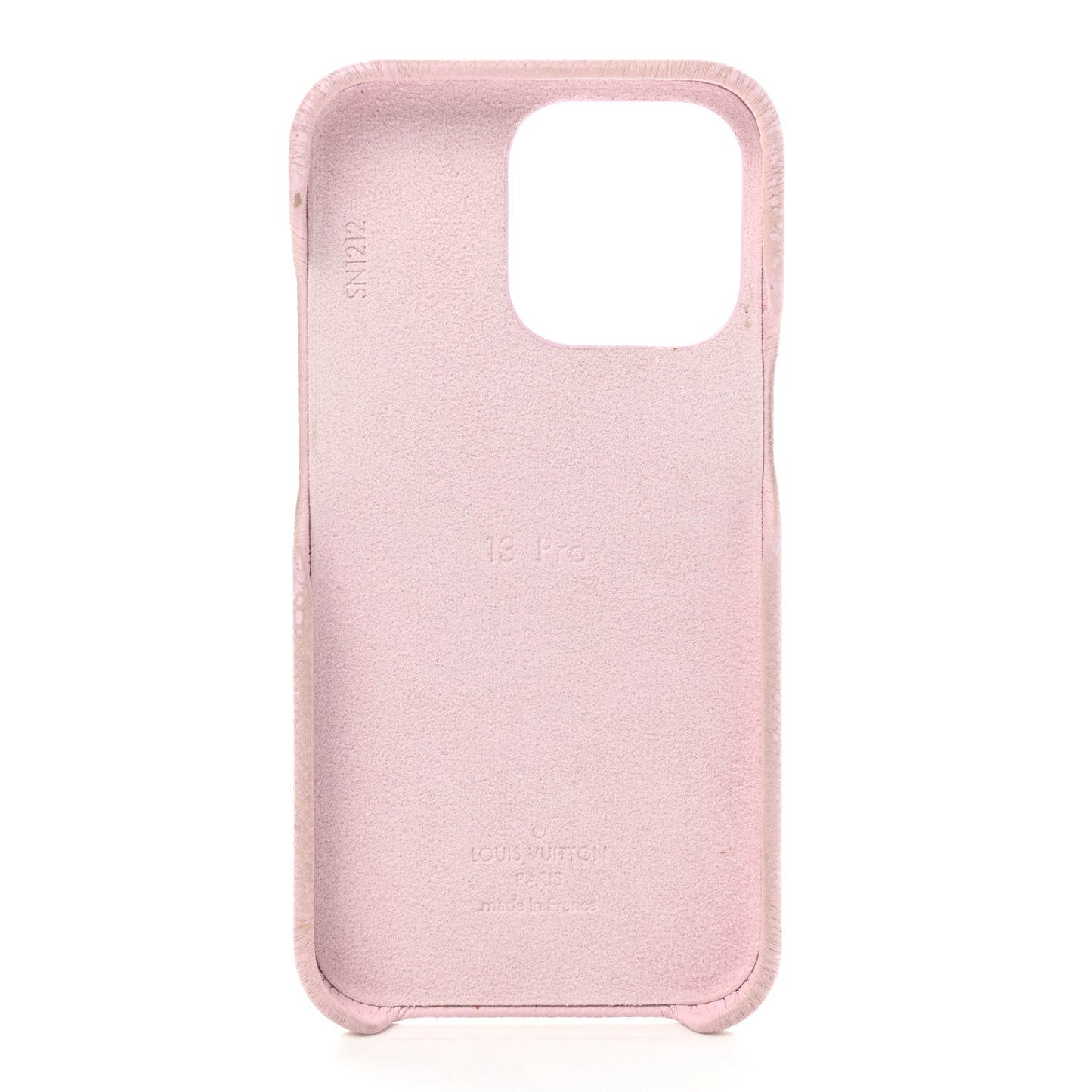 Monogram iPhone 13 Pro Bumper Rose Poudre