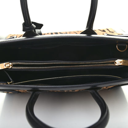 Saint Laurent Calf Hair Leopard Print Small Sac De Jour Black 4 of 4