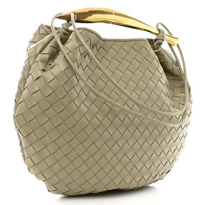 Bottega Veneta Nappa Intrecciato Medium Sardine Bag Travertine 4 of 11