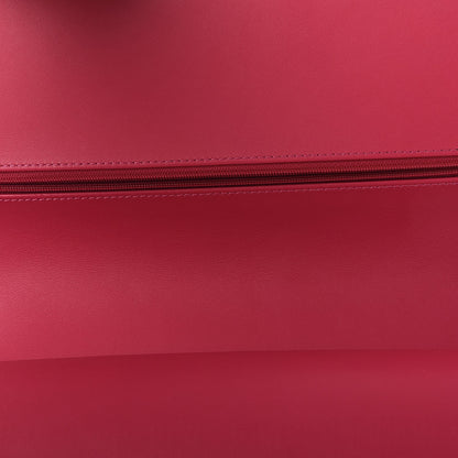 Chanel Python Jumbo Double Flap Dark Pink 10 of 11
