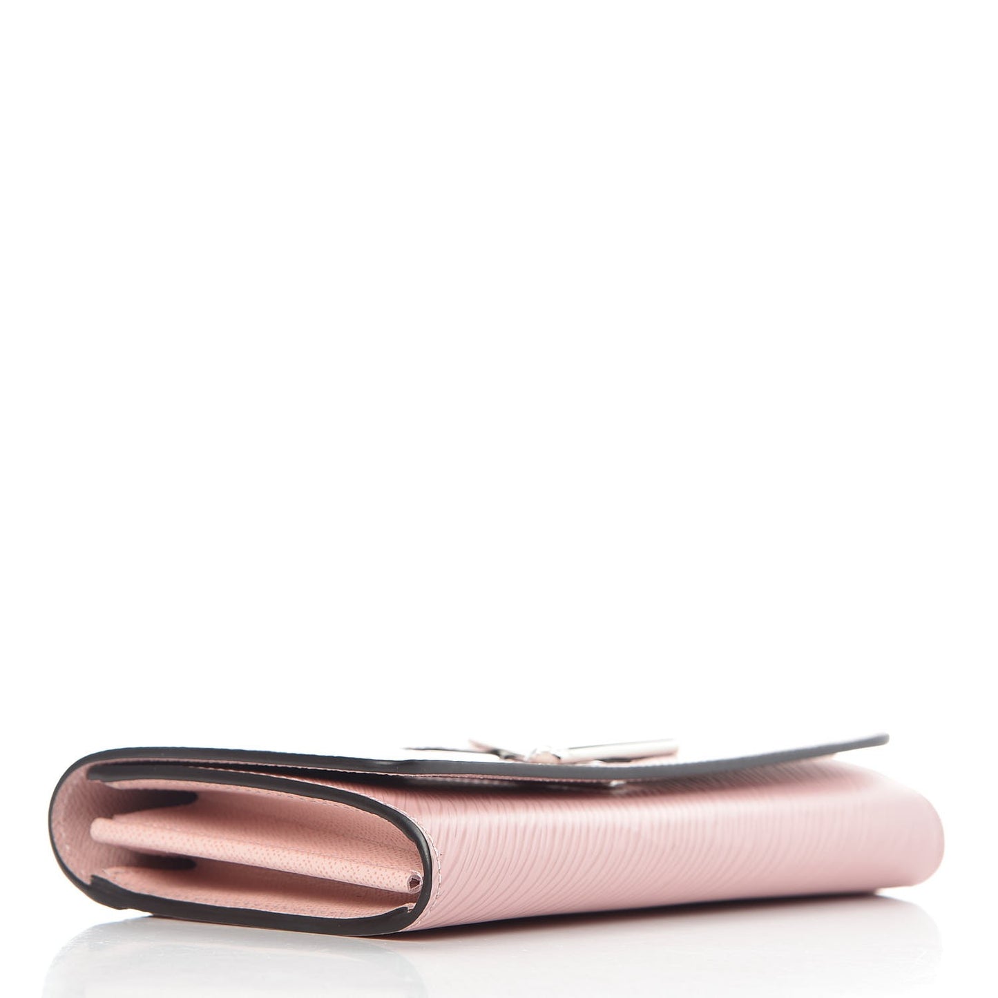 Epi Twist Wallet Rose Ballerine
