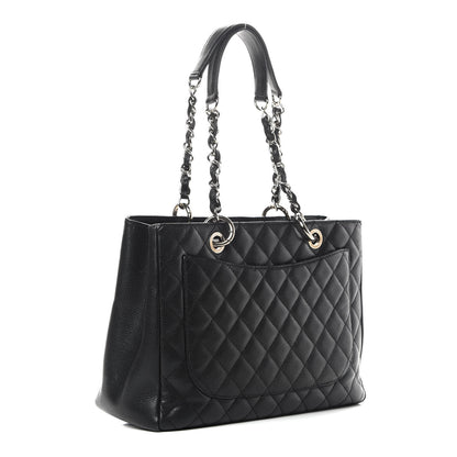Chanel Caviar Quilted Grand Shopping Tote GST Black 3 of 14