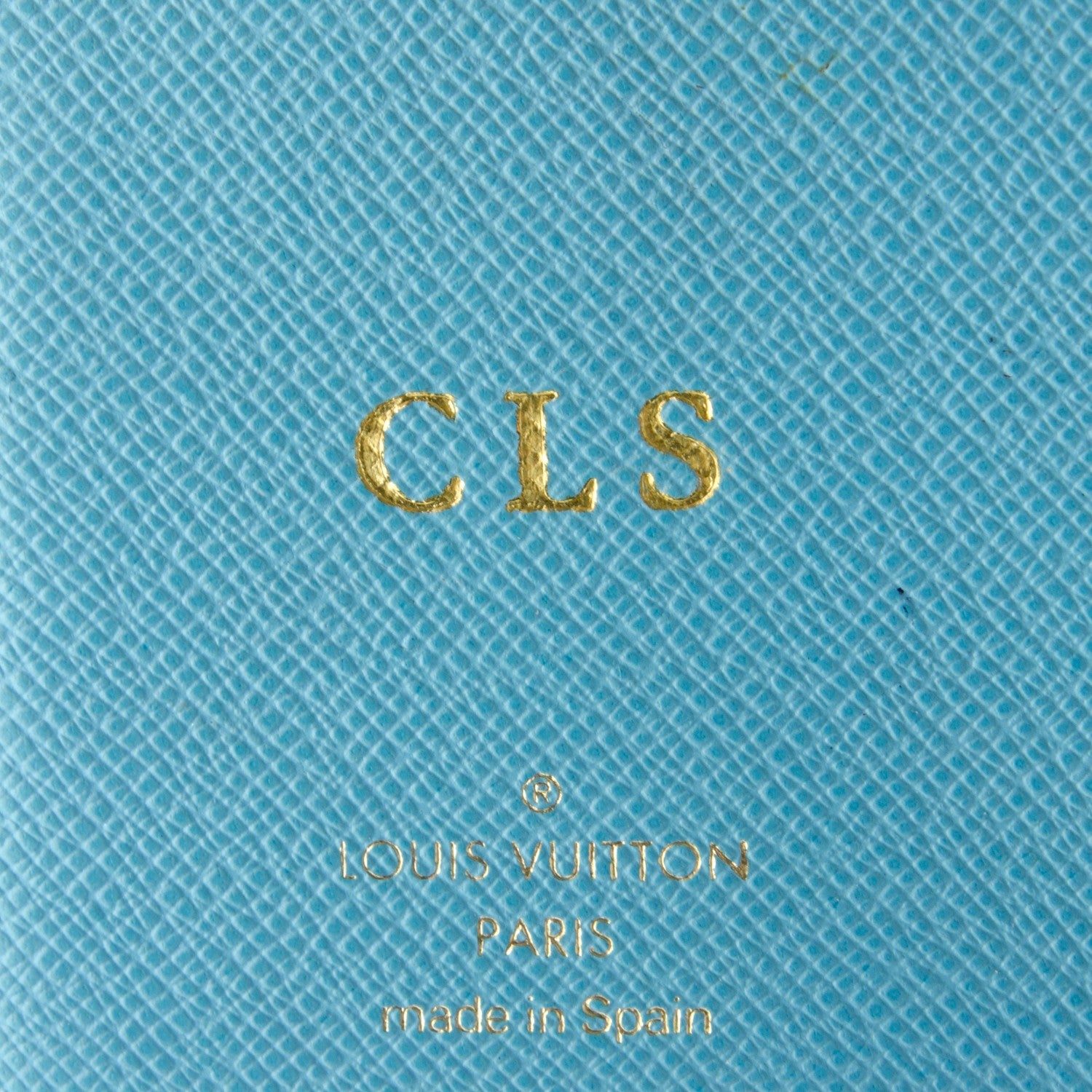 Louis Vuitton Monogram Groom Small Ring Agenda Cover Blue 6 of 7