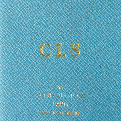 Louis Vuitton Monogram Groom Small Ring Agenda Cover Blue 6 of 7