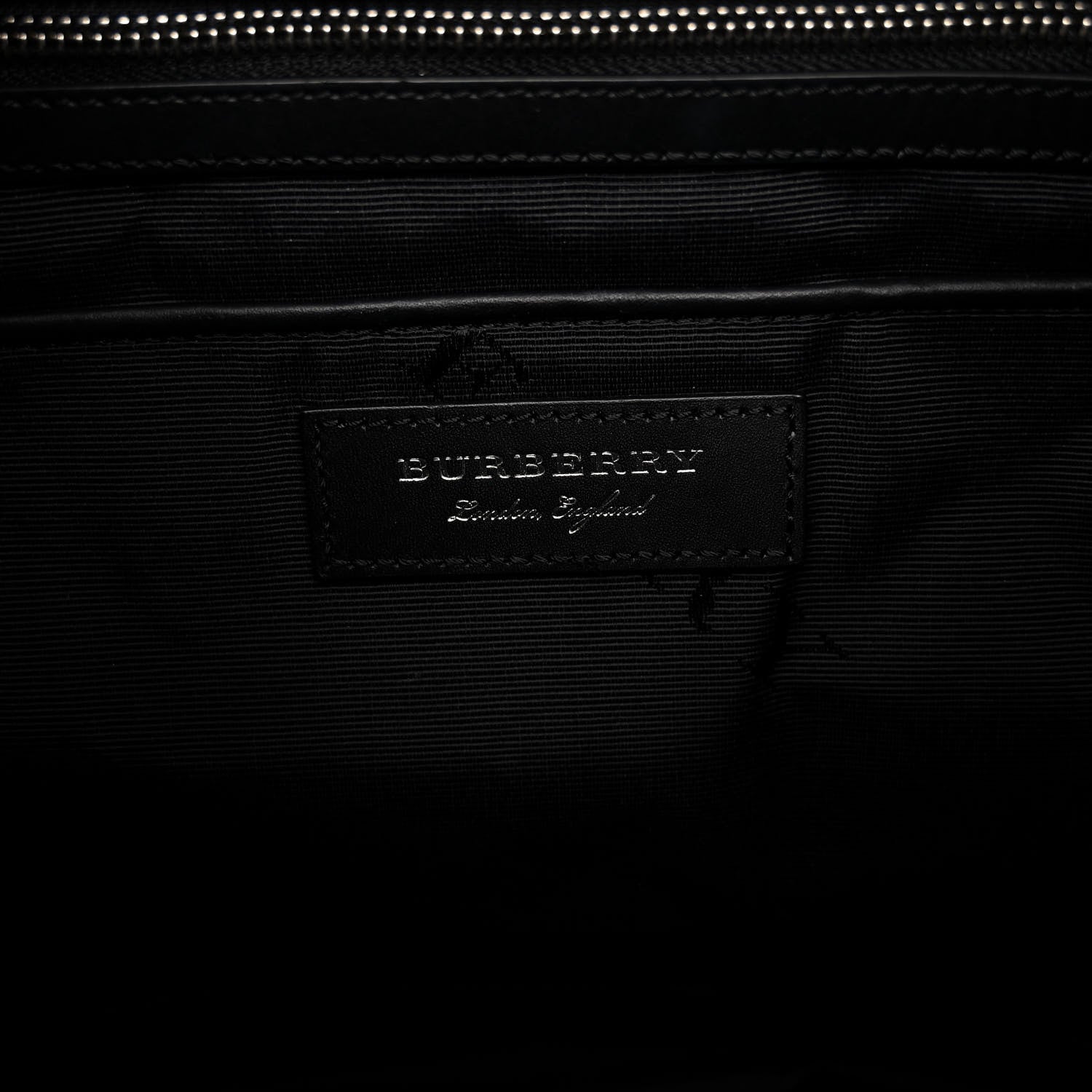 Burberry Deerskin Large Rucksack Backpack Slate Blue 7 of 11