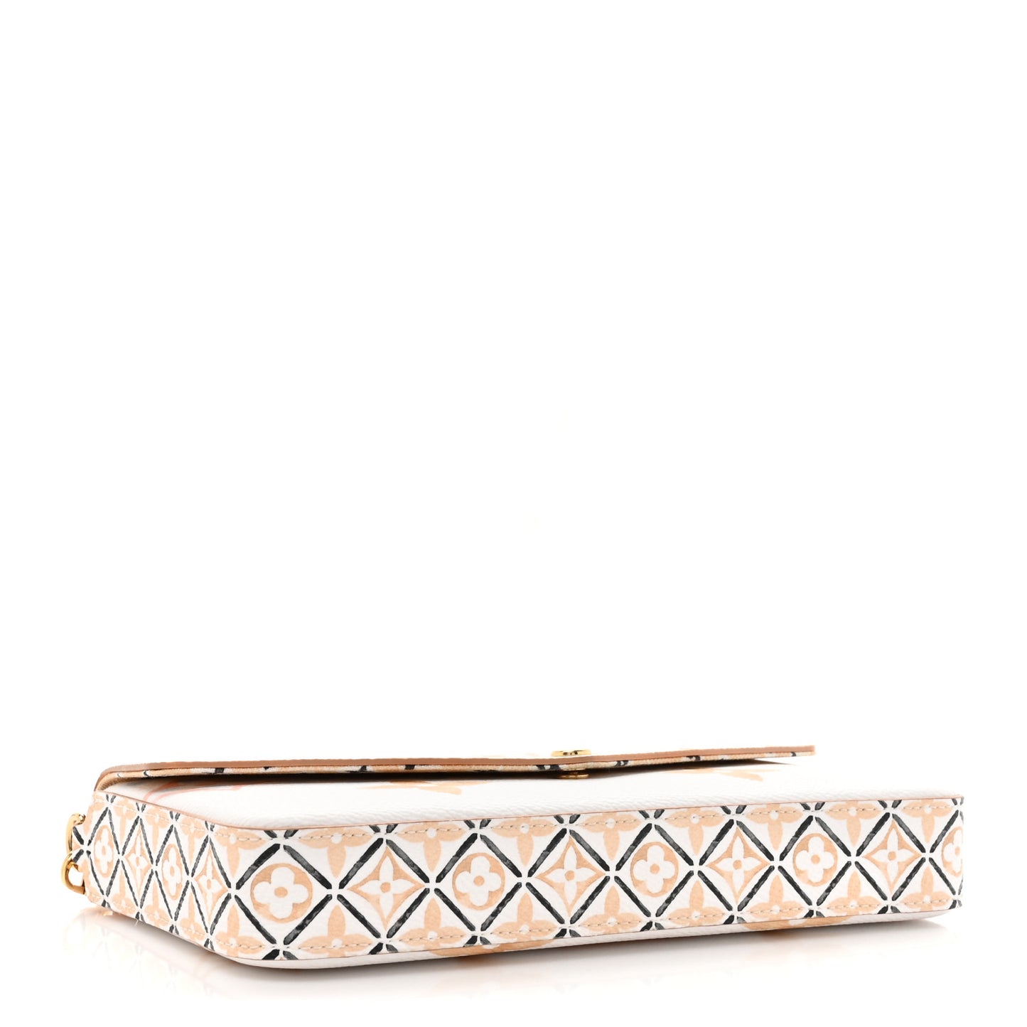Monogram Giant By The Pool 2.0 Felicie Pochette Chain Wallet Beige