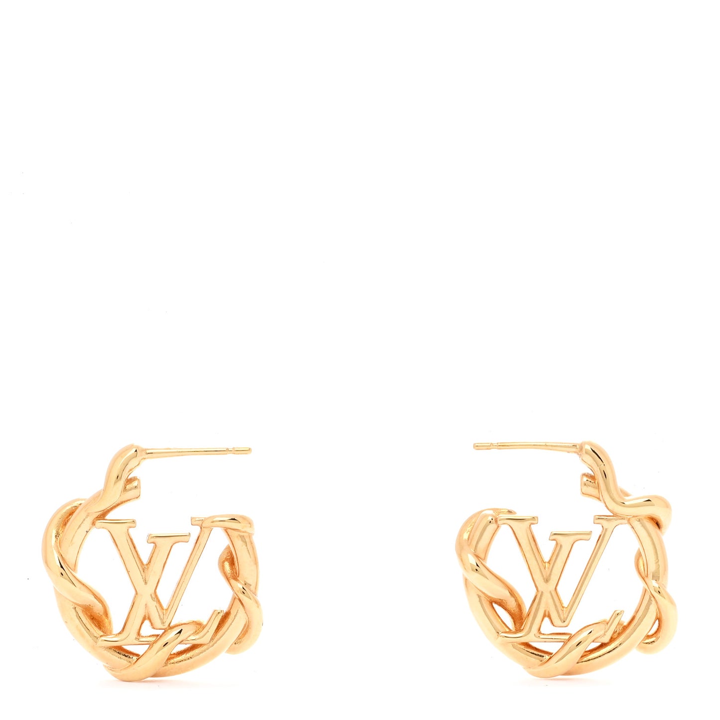Garden Louise Hoop Earrings Gold