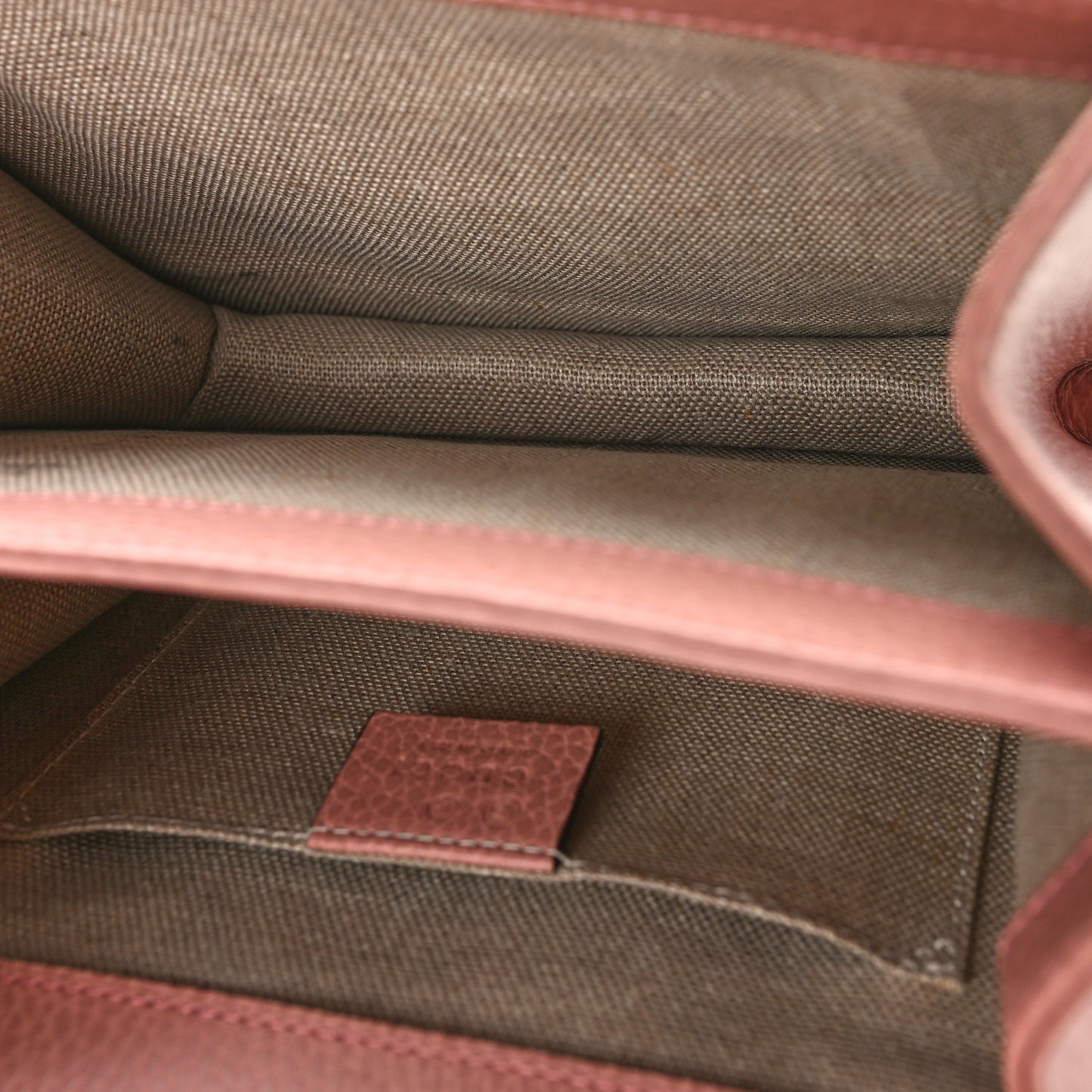 Dollar Calfskin Small Interlocking G Shoulder Bag Soft Pink