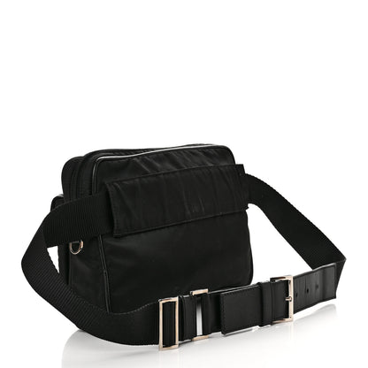 Prada Tessuto Nylon Multi Pocket Belt Bag Black 3 of 12