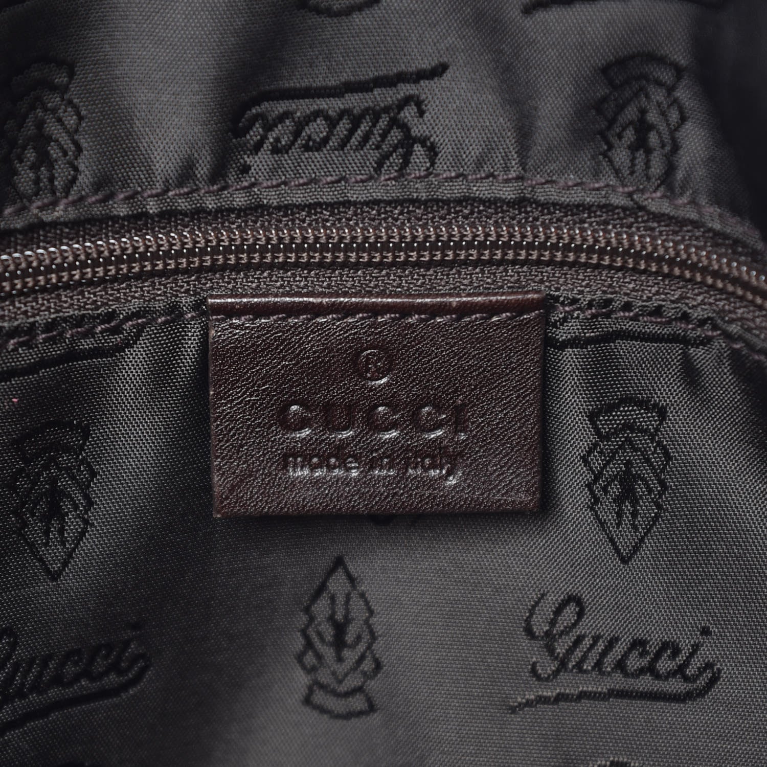 Gucci Crystal Monogram Large Duchessa Boston Dark Brown 6 of 10